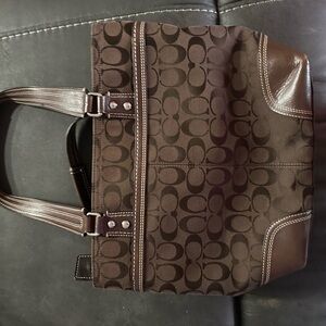 Brown coach bag like new